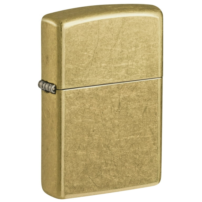 Thrust kopi hovedpine Zippo Street Brass Classic Pocket Lighter - Walmart.com