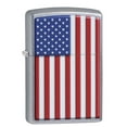 thumbnail image 1 of Zippo Street Chrome Patriotic Lighter, 1 of 3