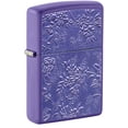 thumbnail image 1 of Zippo Pocket Lighter Texture Bouquet Design Purple Matte (Purple Texture Bouquet), 1 of 1