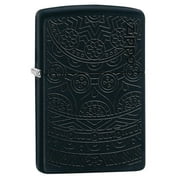 Zippo Tone on Tone Design Black Matte Pocket Lighter