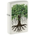 thumbnail image 1 of Zippo Tree Life Texture Print Design White Matte Pocket Lighter, 1 of 6
