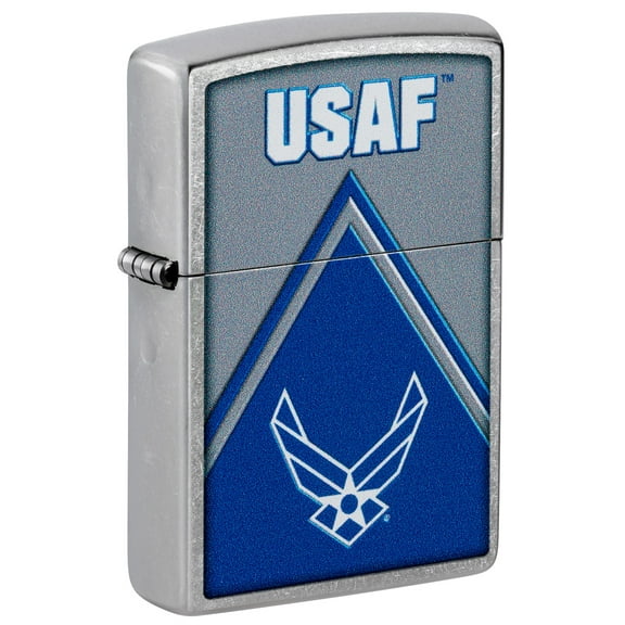 Zippo U.S. Air Force Design Street Chrome Pocket Lighter