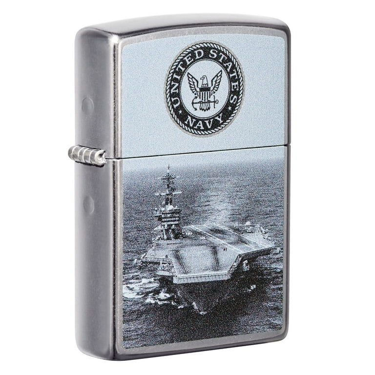 Zippo U.S. Navy Aircraft Carrier Street Chrome Pocket
