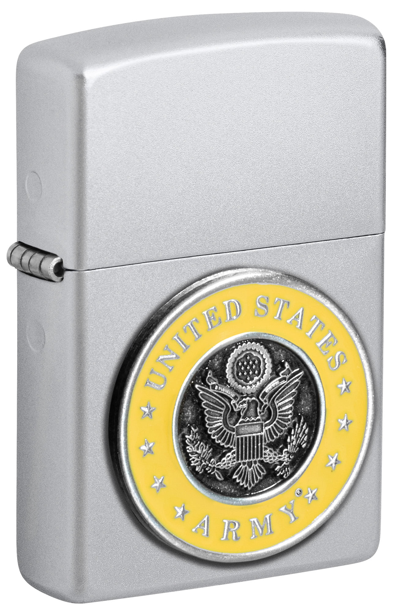 Zippo 48977 U.S. Army Design Satin Chrome Metal Windproof Zippo 48977 U.S. Army Design Satin Chrome Metal Windproof