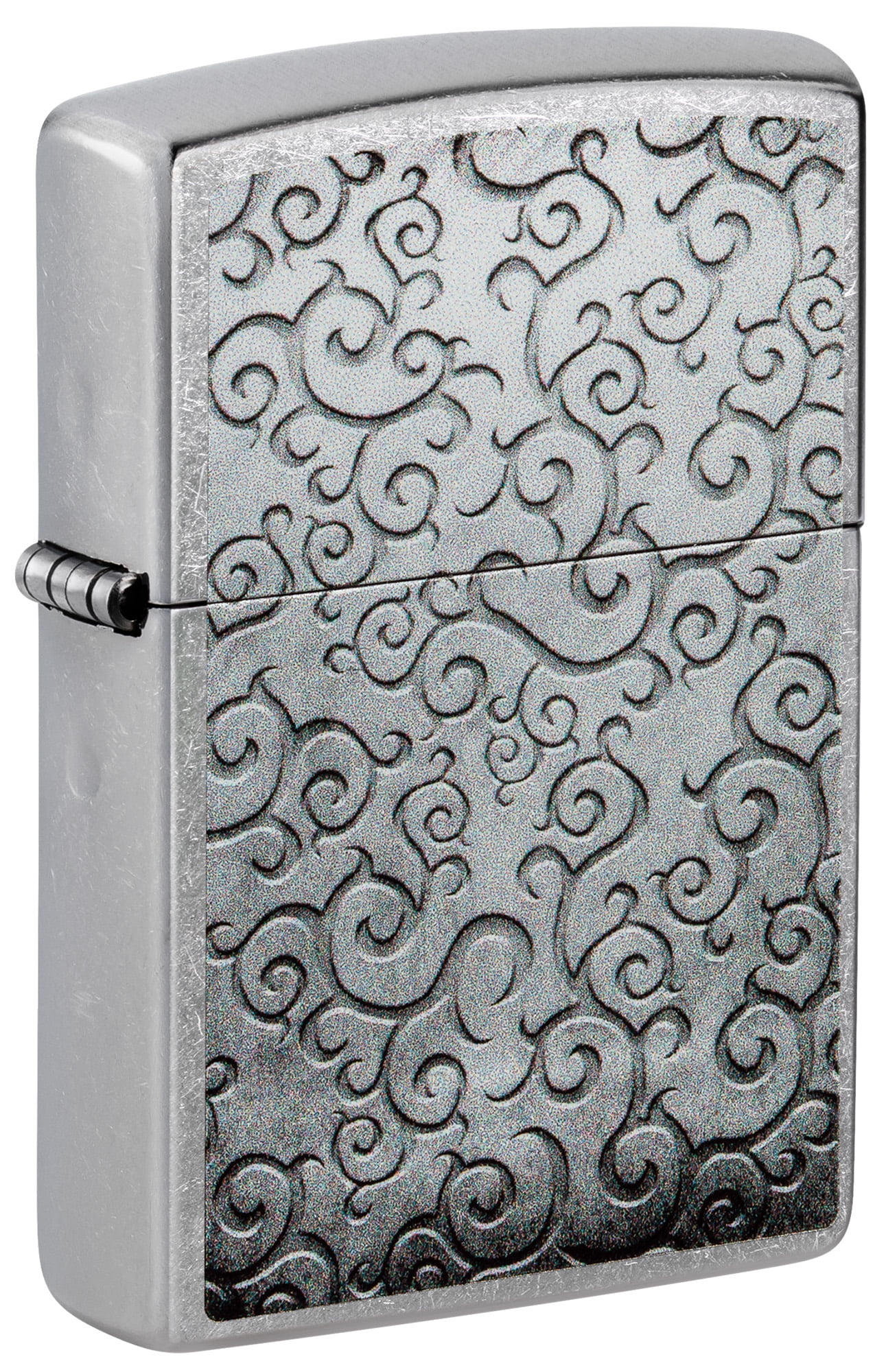 Zippo Vines Design Street Chrome Pocket Lighter
