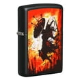 thumbnail image 1 of Zippo Warrior Sword and Shield Black Matte Pocket Lighter, 1 of 7