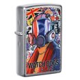 thumbnail image 1 of Zippo Watch Dogs: Legion Mask Design Street Chrome Pocket Lighter, 1 of 6