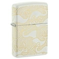 thumbnail image 1 of Zippo Waves Design White Matte Pocket Lighter, 1 of 6