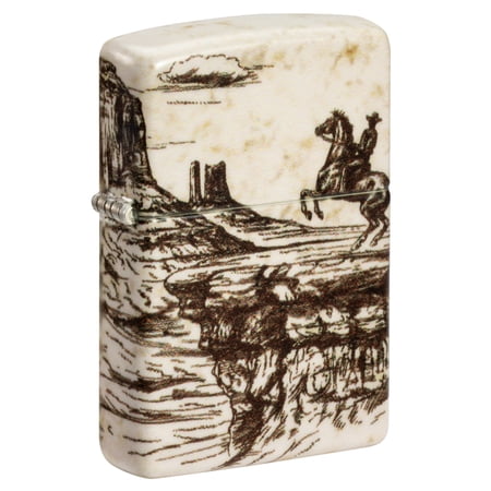 Zippo Wild West Scene Design 540 Color Pocket Lighter