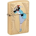 thumbnail image 1 of Zippo Windy 85th Anniversary Collectible Armor High Polish Brass Windproof Lighter, 1 of 9
