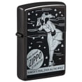 thumbnail image 1 of Zippo Windy Design High Polish Black Pocket Lighter, 1 of 6
