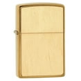 thumbnail image 1 of Zippo Woodchuck USA Birch Brushed Brass Pocket Lighter, 1 of 7