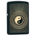 thumbnail image 1 of Zippo Yin Yang 2 Black Matte Pocket Lighter, 1 of 2