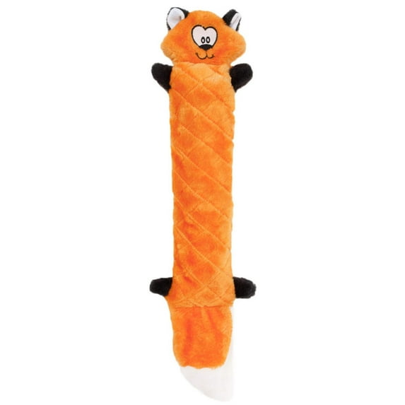 Zippy Paws 2696-FX Jigglerz Plush Dog Toys for Fox