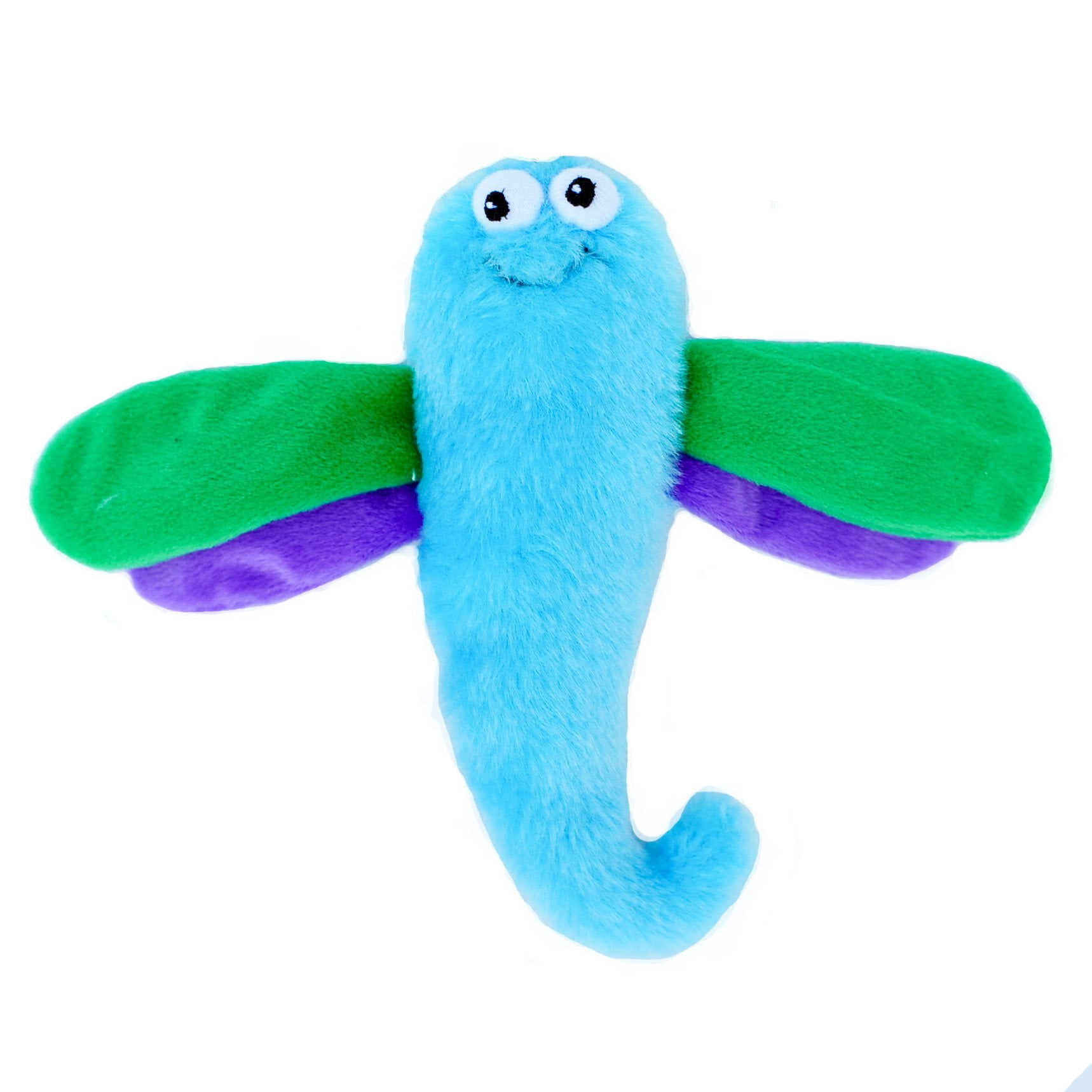 Zippy Paws 2735-DRG Crinkle Toy Plush Dog Toy - Dragonfly