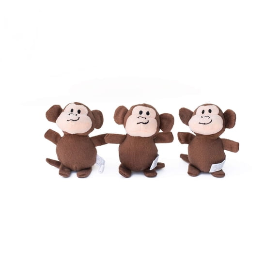 Zippy Paws  Burrow Refill Plush Dog Toy for Monkey