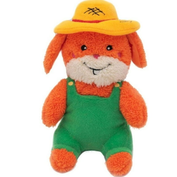 Zippy Paws Garrett the Gardener Plush Dog Toy