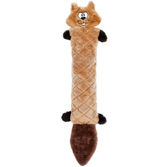 Zippy Paws Jigglerz No Stuffing Chipmunk Dog Toy