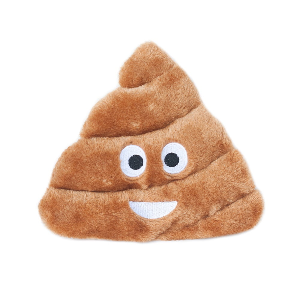 Emoji poop 2025 dog toy