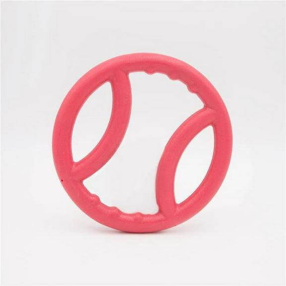 ZippyPaws 817043 Tuff Squeaky Ring, Pink - Medium