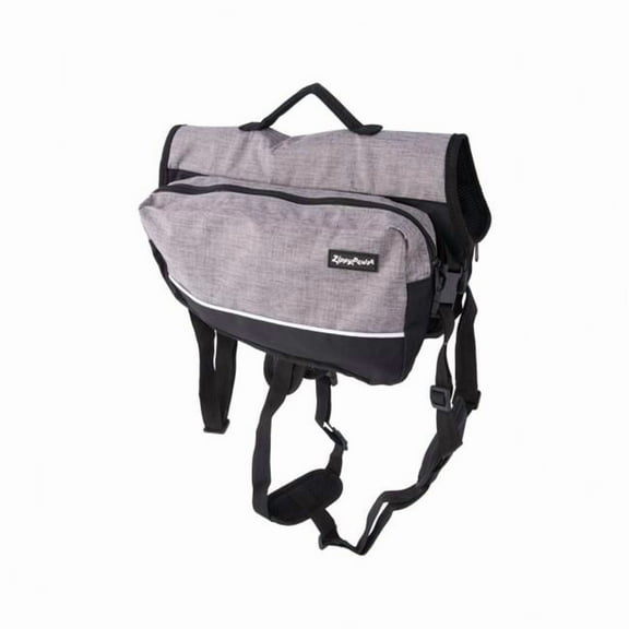 ZippyPaws 818786015213 Backpack for Dogs - Graphite - Large