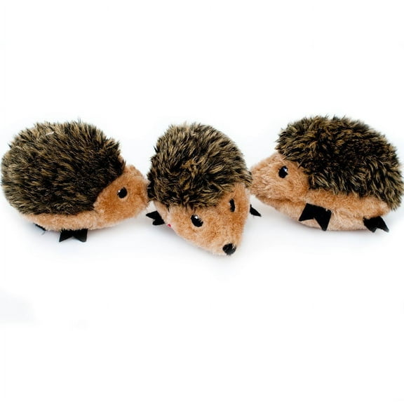 ZippyPaws Burrow Replacement Miniz - Interactive Dog & Puppy Toys Boredom, Stimulating Pet Products to Keep Them Busy, Plush Refills Hide & Seek Puzzle, Squeaky Toy Enrichment - Hedgehogs C74
