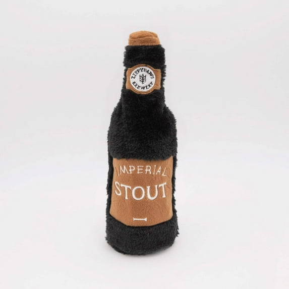 Zippy Paws Happy Hour Crusherz Stout Plush Dog Toy