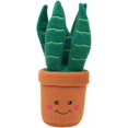 thumbnail image 1 of ZippyPaws Snake Plant Plush Squeaky Dog Toy, Medium, Soft Crinkle Leaf Interactive Pet Toy, 1 of 2