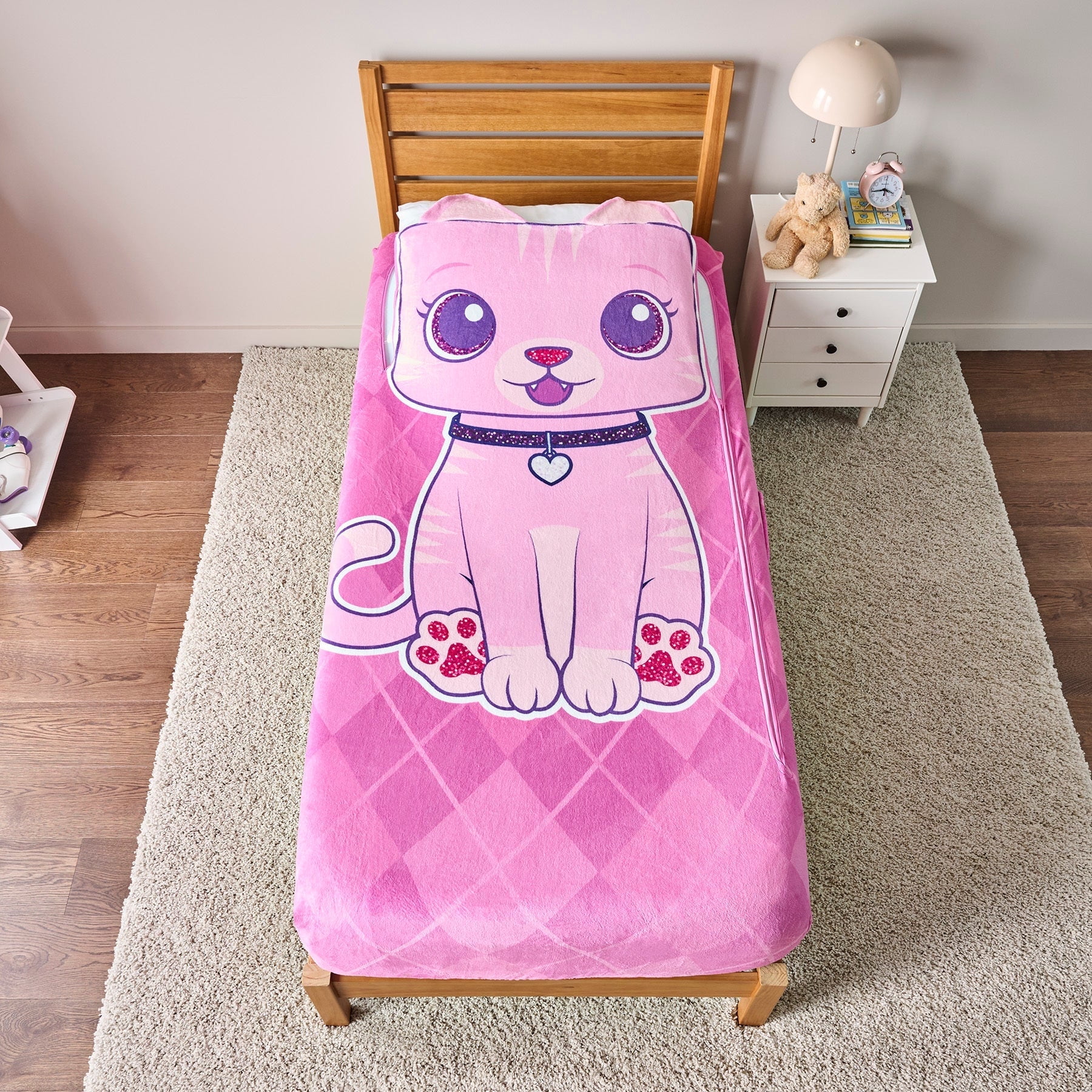 ZippySack Twin Bed Zip-Up Bedding – Cat - Walmart Business Supplies