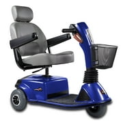 Zipr Breeze 3-Wheel Scooter - Heavy Duty Long Range Mobility Scooter - 300 Pound Max Weight – Extended Battery Motorized Wheelchair - Blue