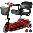 thumbnail image 1 of Zipr Traveler 3 Wheel Long Range Mobility Scooter - Folding Motorized Wheelchair - Mobility Scooters for Seniors, Travel, Adults, Elderly - Mobility Scooters - Charger and Metal Basket Included -, 1 of 9