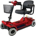 thumbnail image 1 of Zipr Traveler Xtra 4 Wheel Spacious Long Range Mobility Scooter - Folding Motorized Wheelchair - Travel Scooter for Adults, Seniors, Elderly - Red, 1 of 9
