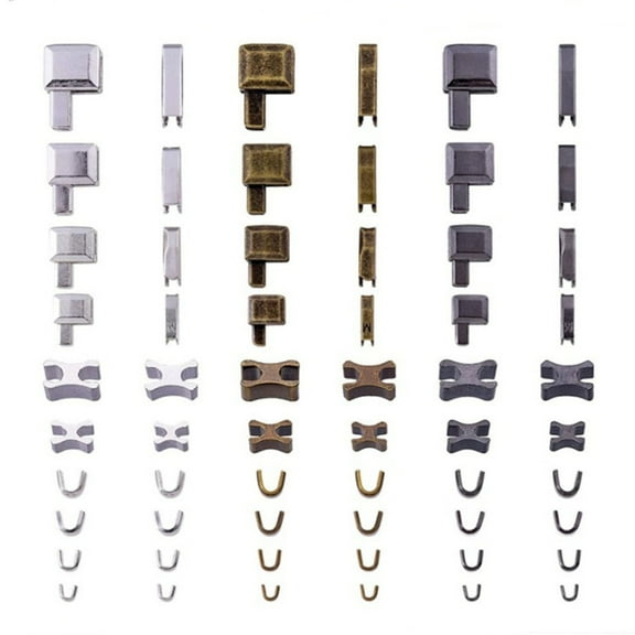 Zips Repair Set Zips Fix Replacement Insertion Pin Zippers Bottom Zippers Stopper For Sewing Clothes Jeans #3 #5 #8 #10
