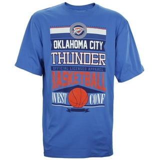 Oklahoma City Thunder Basketball TX3 Cool NBA T Shirt Size Large Gray Tee