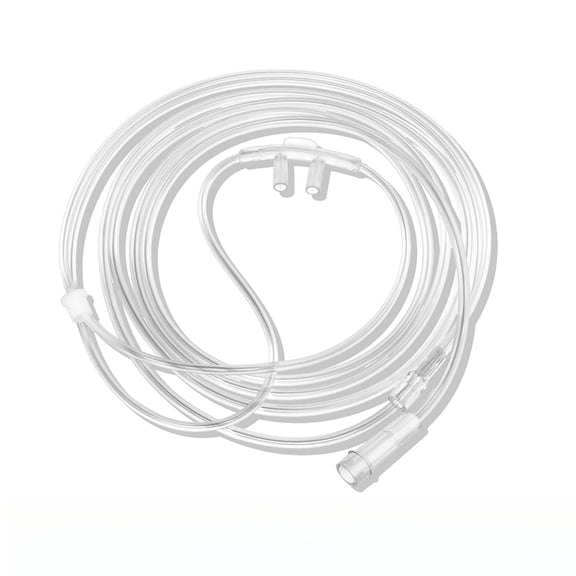 Ziqing 2-Piece 6.56-Foot Transparent Soft Nasal Catheter Set for Daily Care