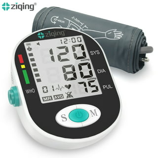 Ziqing Extra Large Cuff (22-44cm) Blood Pressure Monitor Upper Arm BP  Irregular Heart Rate Detector Adult and Kids BPM for Obesity