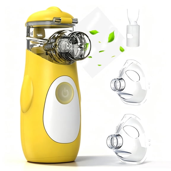 Ziqing Handheld Ultrasonic Steam Inhaler,Cool Mist Breathing Humidifier for Adults & Kids