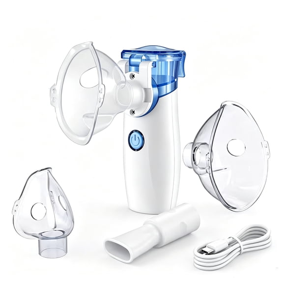 Ziqing Portable 5-Micron inhaler USB-C Fast Charging, 6-Hour Battery Life, Ultra-Quiet Auto-Clean, for Office, Home & Travel