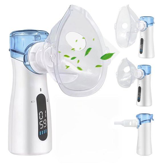 Ziqing Portable Handheld Personal Breathing Humidifier with LED Screen for Home & Travel