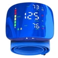 thumbnail image 1 of Ziqing Rechargeable Wrist Blood Pressure Monitor for Home Use, with Adjustable Blood Pressure Cuff and LED Backlit Display, Dual-User Memory Storage - Blue, 1 of 7