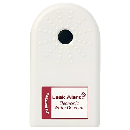 1-pack Zircon Leak Alert Electronic Water Detector - 85 dB Water Alarm, Low Battery Indicator - 1 Pack — Residential Use, Standard Application