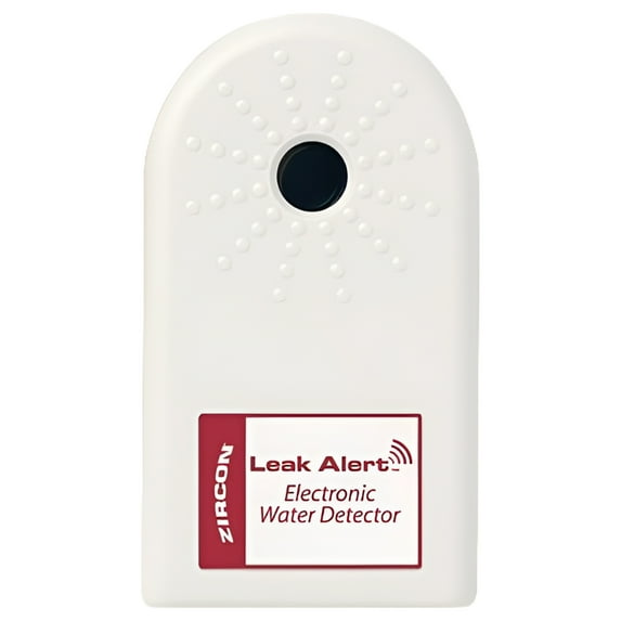 Zircon Leak Alert Electronic Water Detector - 85 dB Water Alarm, Low Battery Indicator - 1 Pack