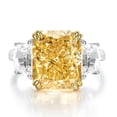 thumbnail image 1 of Zircon Eternity Radiant Cut Engagement Rings for Women S925 Sterling Silver Rings for Women 8*10mm Zircon Stylish Women Wedding Bands Hypoallergenic Personalized Promise Rings, 1 of 9