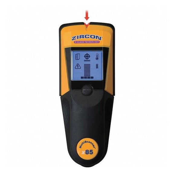 Zircon Multifunction Stud Finder 65244 - Electronic LCD Backlit Rangefinder - Black