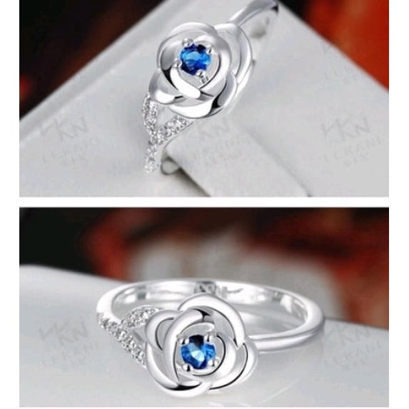 Zircon Sterling Silver Ring Star Design Gemstone Jewelry For Women Elegant Gift For Everyday Wear Subtle Shine