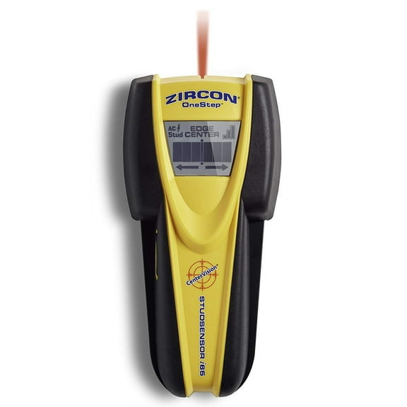 Zircon i65 Stud Sensor Center-Finding Battery Operated Stud and Metal Finder with Live Wire Detection
