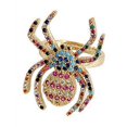thumbnail image 1 of Copper Cartoon Spider Ring With Inlaid Zircon Stone Travel Souvenir Ring Index Finger Animal Jewelry Ring Ring, 1 of 5