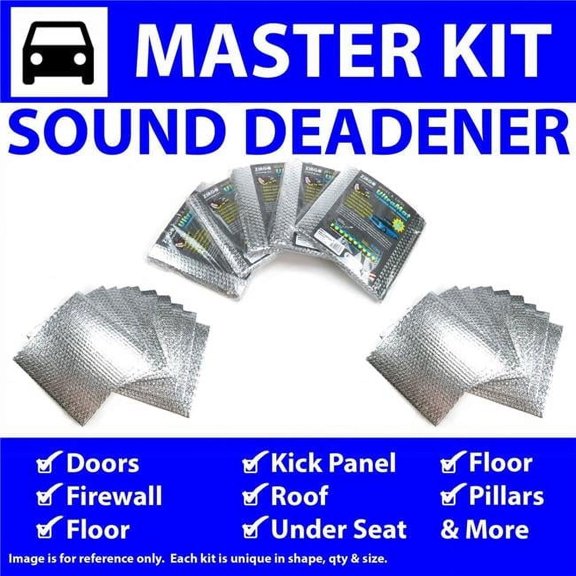 Zirgo High Performance Cooling Products 315088 12164cm2 Heat & Sound Deadener for 1974-1985 IH Master Kit
