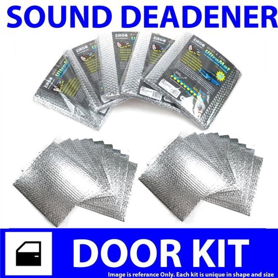 Zirgo High Performance Cooling Products 313869 1402cm2 Heat & Sound Deadener for 1995-2005 Cavalier 2 Door Kit