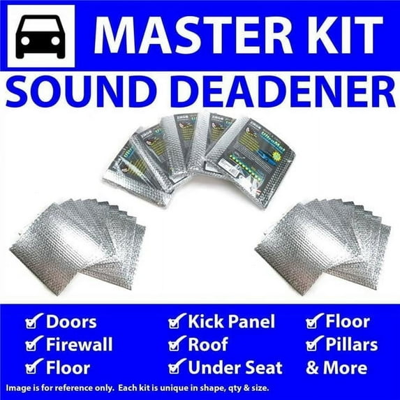 Zirgo High Performance Cooling Products 314976 12579cm2 Heat & Sound Deadener for 1936-1938 Lincoln Master Kit